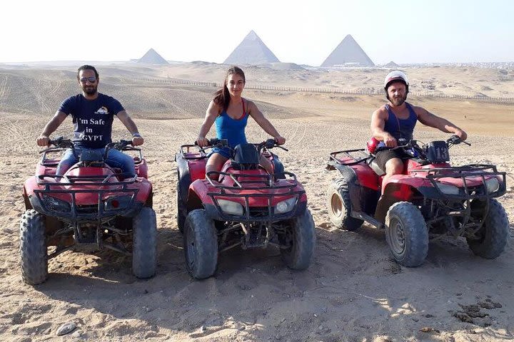 All Inclusive Tour Visit Giza Pyramid With Quad Bike And Camel Ride image