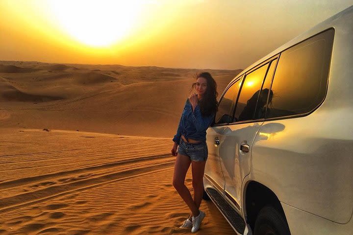 Red Dune 4x4 Desert Safari with Camel ride & BBQ Dinner image