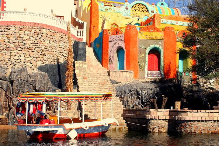 Aswan private day Felucca Tour on the Nile to Nubian village image