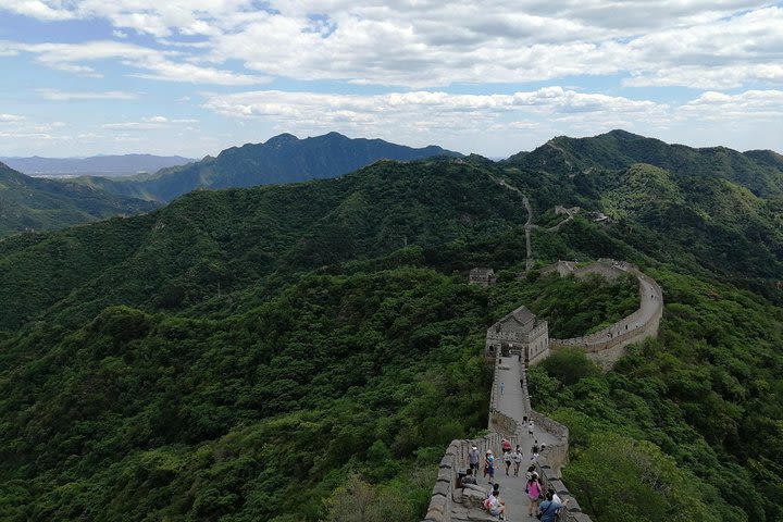 A car with a driver to & from Mutianyu Great Wall image