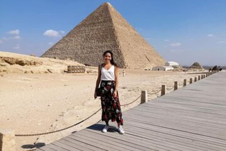 Giza pyramids , sphinx with tour Guide Egyptology & private vehicle image