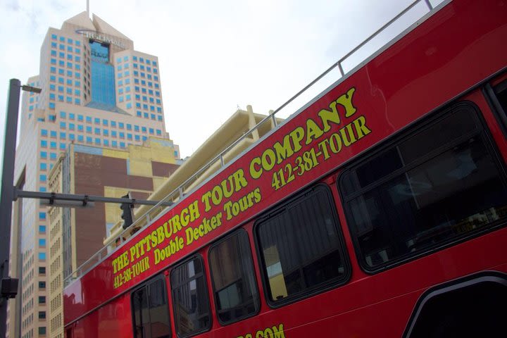 JUST THE TOUR - An open top Double Decker Bus Sightseeing Tour of Pittsburgh. image