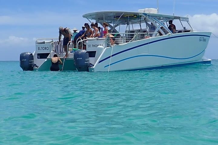  StThomas Boat Rental - ElToro 40’ power boat charters for 24 passengers image