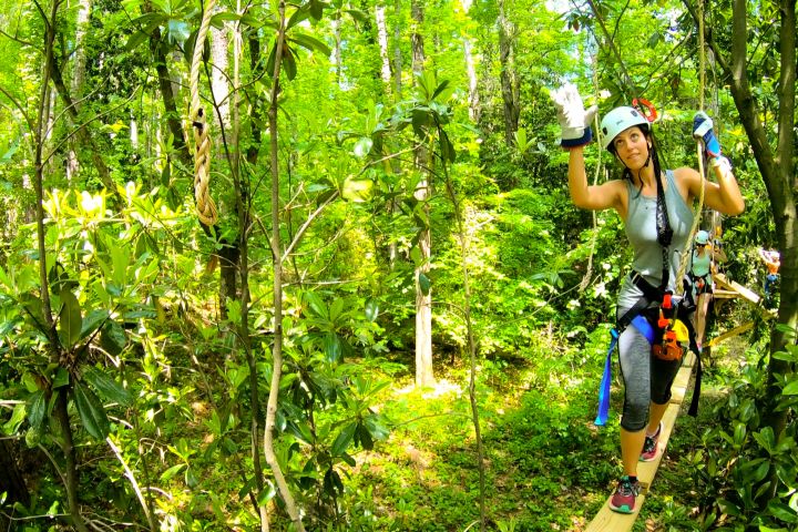 Adventure Zipline & Dinner Date For Two Near Atlanta, GA 