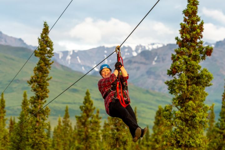 Zipline Adventure near Denali National Park