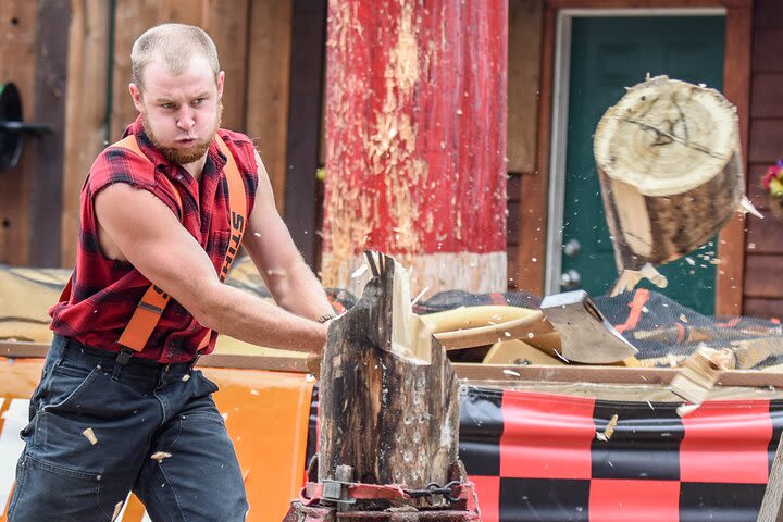 Lumberjack Show and Axe Throw Challenge