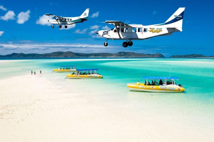 Whitehaven Beach Scenic Flight & Snorkel Adventure
