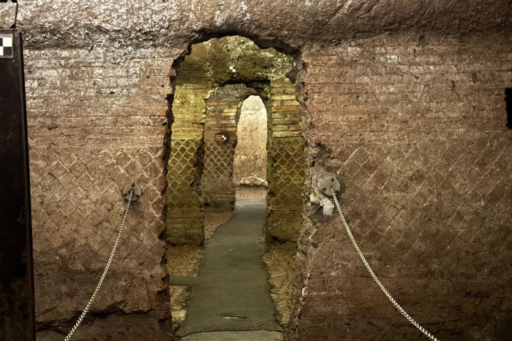 Rome Basilica San Clemente Excavation & Tiber River Boat Tour