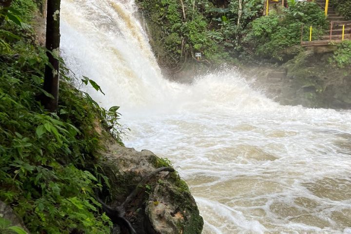 Private blue hole waterfalls + calypso river rafting tour from Ocho rios image