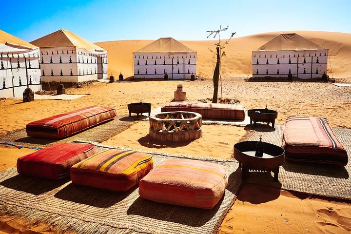 2 Days Private Fes Desert Tour with one Overnight in Luxury Desert Camp image