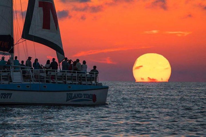 Sunset & Dolphin Catamaran Cruise in Panama City Beach image