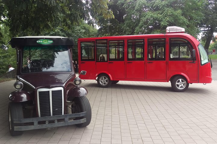 Breslau Rundfahrt mit E-Auto, 2 h (English-Guide) Gruppe 5-6 Personen image