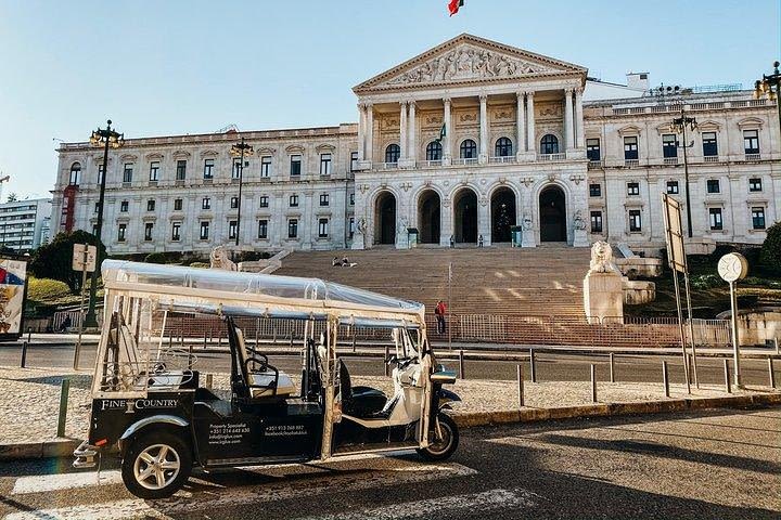 1 Hour Tuk Tuk Tour of Chiado and Bairro Alto. This is where Lisbon comes alive! image