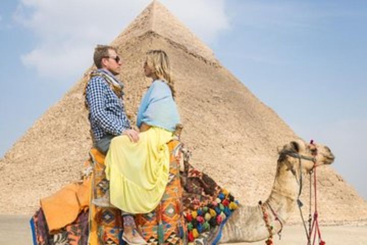 Short Layover Tour to Giza pyramids(Camel ride,Lunch& Entrance fees are included image