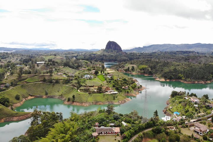 Guatape , peñol and the rock image