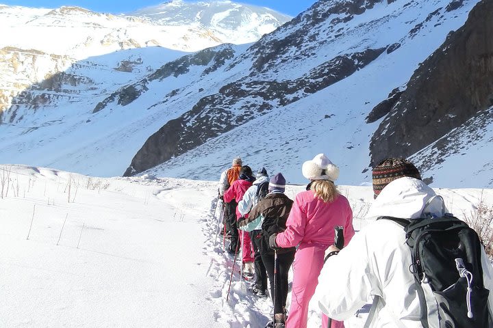 Volcano Snow Hike 4k in Cajón del Maipo from Santiago Private Tour image