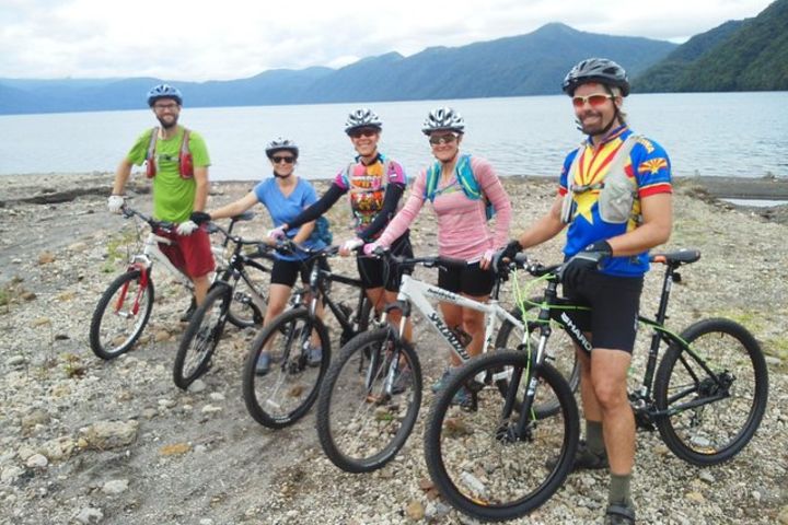 Lake Shikotsu Mountain Bike Tour from Sapporo image