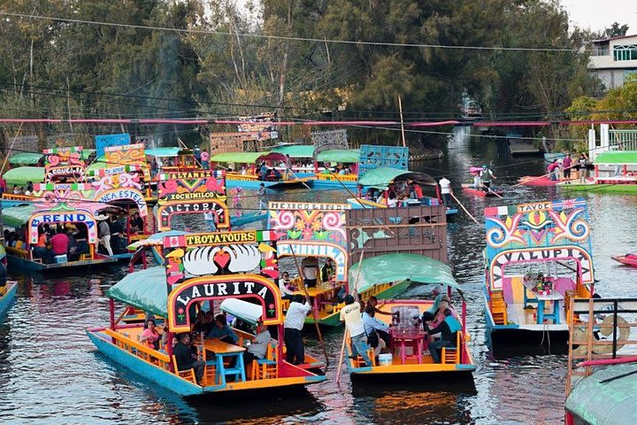 Xochimilco, CYCLING & TRAJINERAS with NOMAD image