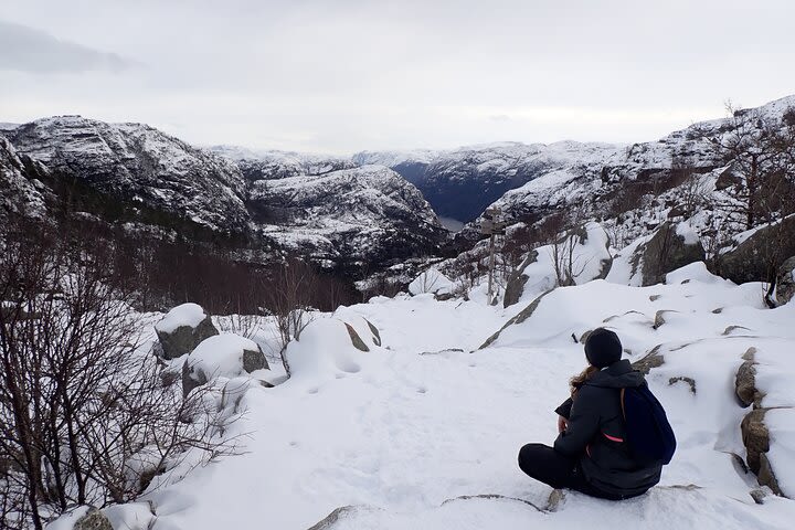 Guided winter hike to Pulpit Rock Preikestolen image