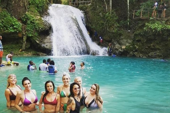 Horseback Riding & Swim, Blue Hole, Secret Falls and River Tubing & Rafting Tour image