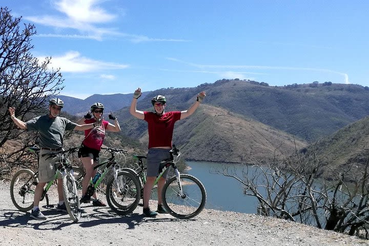 Mountain and city cycling. image