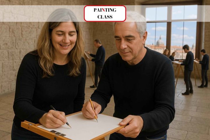 Venice: Watercolor Painting Class at the Prisons Palace image