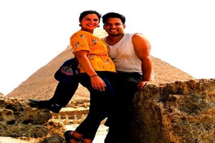 Day Tour to Egyptian Museum and Giza Pyramids with Camel Ride w 30 M Camel ride  image