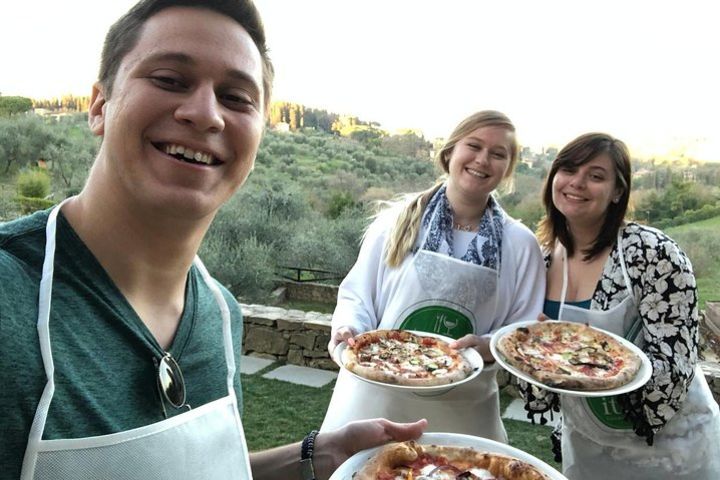 Pizza and Gelato Cooking Class in Tuscan Farmhouse from Florence image