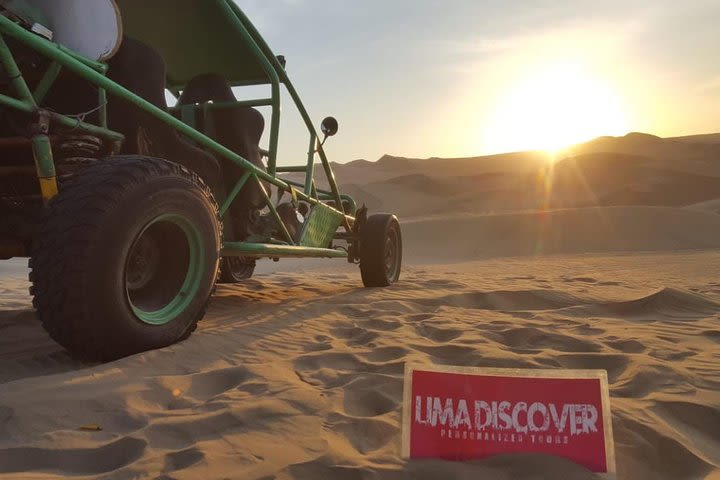 Sunset at the Oasis of Huacachina image