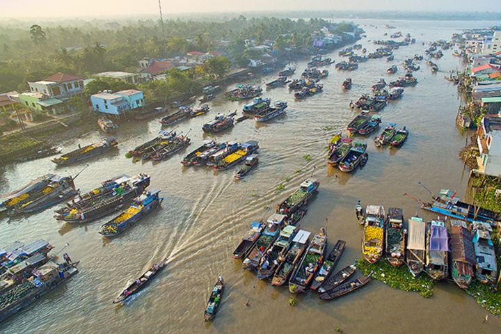 Mekong Delta Floating Market Tour image