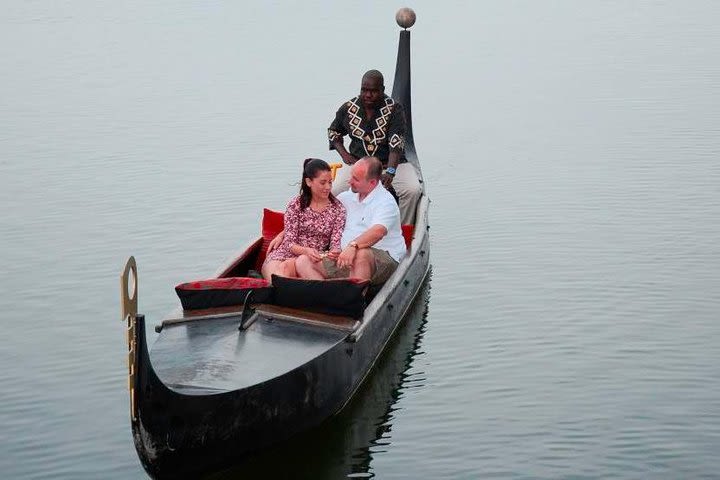 African Gondola Boat Ride at Durban Point Waterfront Canal image