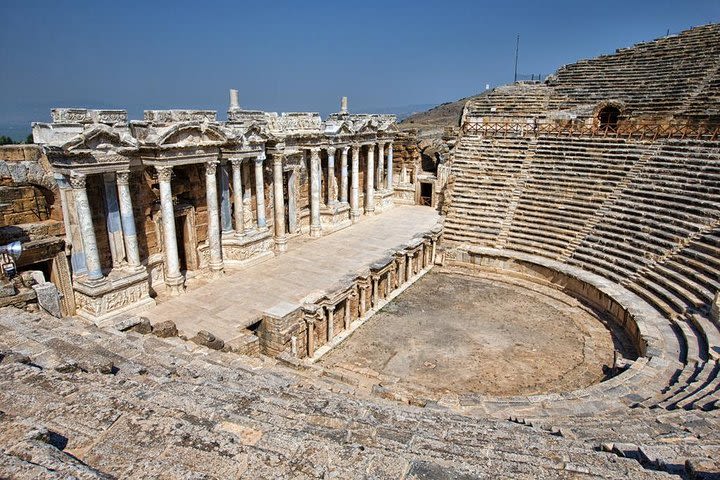 Pamukkale Hot Springs and Hierapolis Ancient City from Alanya image