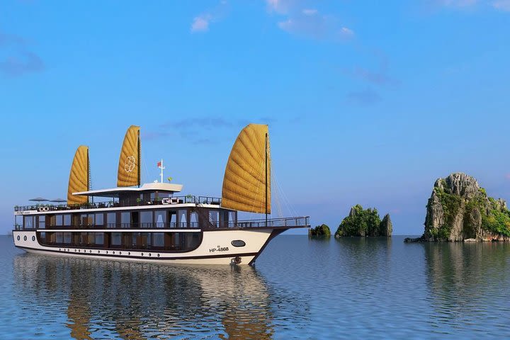 Halong Bay 2 Days 1 Night with Peony Cruise 5 Star Luxury image