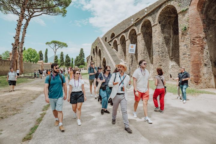 Pompeii Archaeological Tour with Amphitheatre Visit image