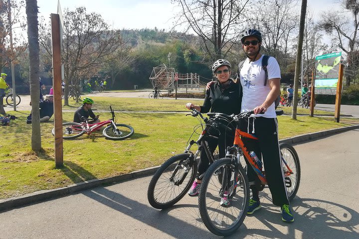 Private Bike Tour: San Cristobal Hill and Modern Santiago image