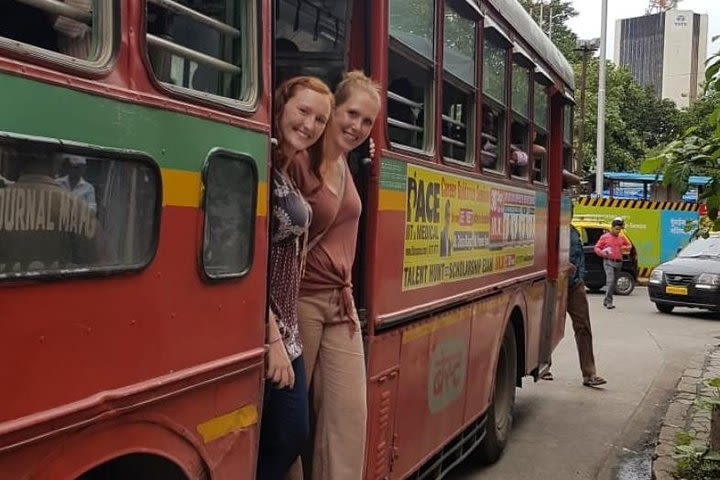 Public Transport Tour-Explore Mumbai Local style with a rickshaw, bus and train! image