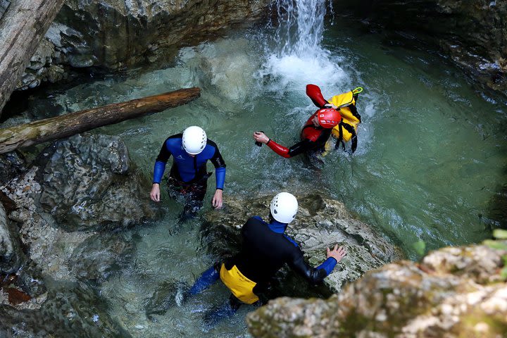 Bled and Bohinj Valley Canyoning Adventure with Hotel Pickup image