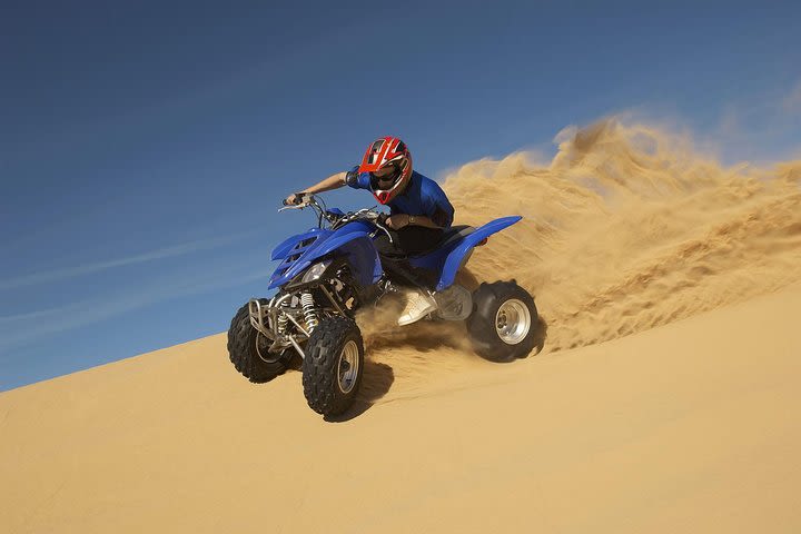 Giza Pyramids Adventure Tours on ATV Quad Bike Ride in Desert image