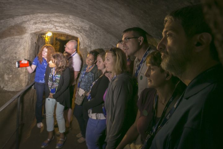 Crypts and Roman Catacombs Guided Tour with Coach Transfers  image