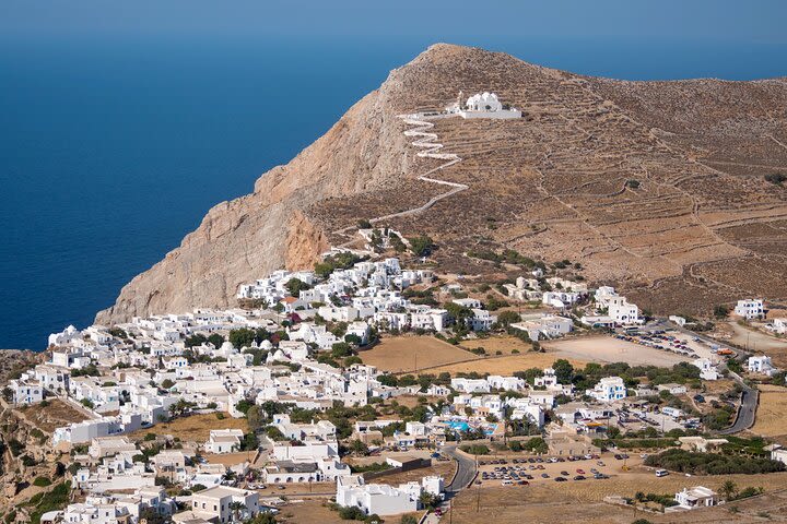 Private Helicopter Transfer from Santorini to Folegandros image