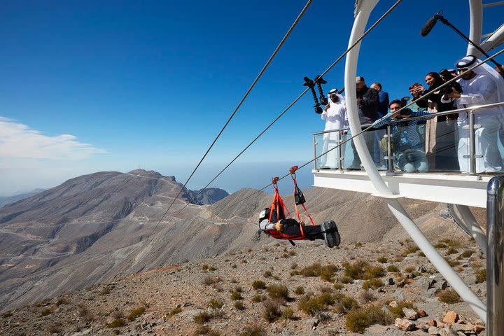 Jebel Jais Zipline- Guiness World Record Longest Zipline image