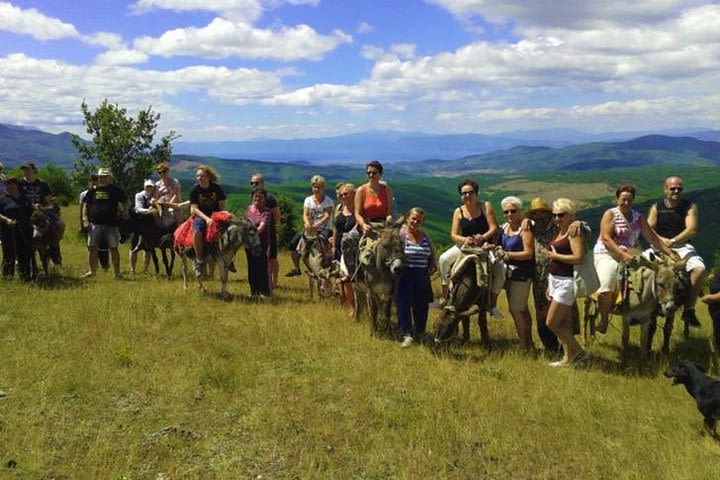 Donkey safari village Kuratica,Ohrid image