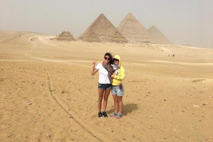 Private day tour to Dahshure, Saqqara and Giza Pyramids including lunch image