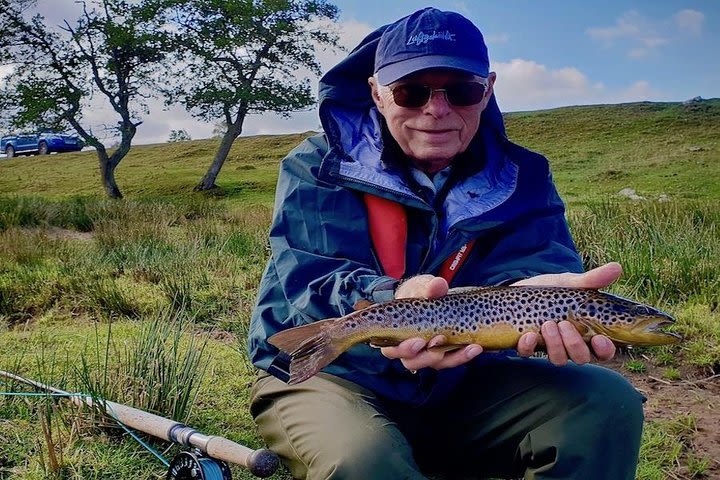 Guided Fly fishing for Trout in Scotland image