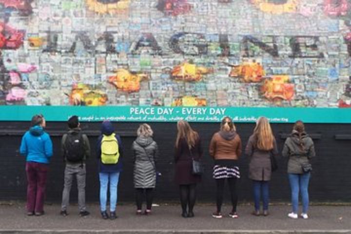 Belfast Political Mural Street Art and Peace Gate image