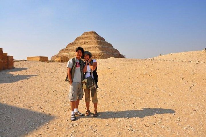 Best Tour to Giza pyramids,Sphinx, Sakkara, Dahshuh,Memphis,Camel Ride,Snacks  image