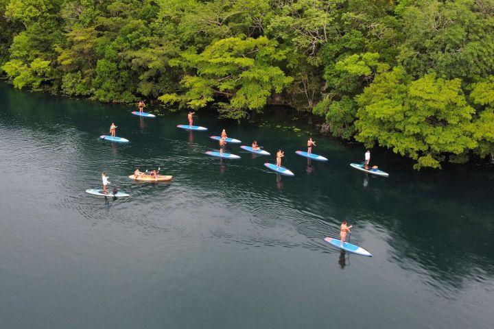 Dawn Paddle Tour with Cenote Visit image