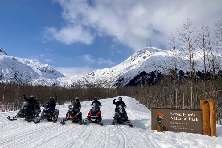 Snowmobile and Snowshoe Dual Adventure image