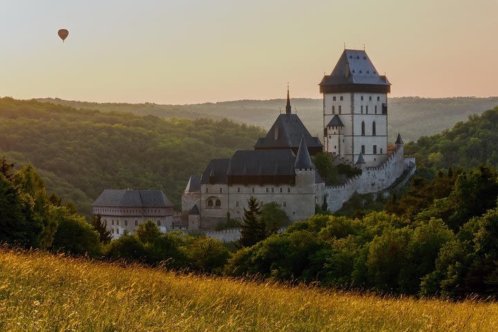 Karlstejn Castle And Glass Factory Excursion With Three Course Tasting Lunch image