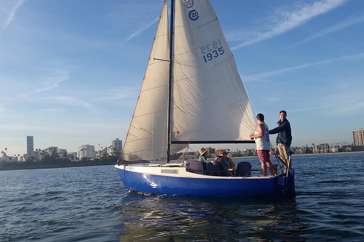 3 Hour Sailing Lesson: Rainbow Harbor Long Beach to the Pacific Ocean image